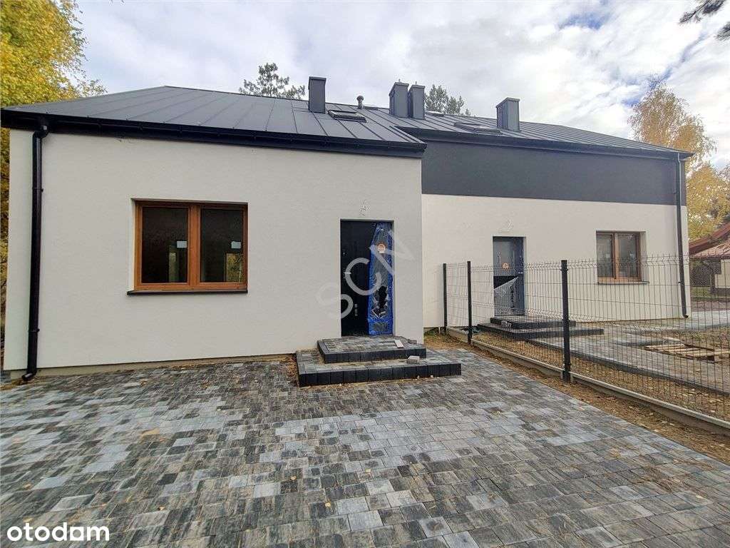 Nowoczesny dom w zabudowie bliźniaczej – Jachranka-8