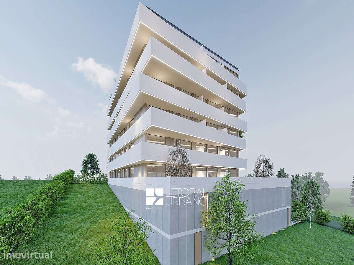 Apartamento T1+1 com varanda em Canidelo-3