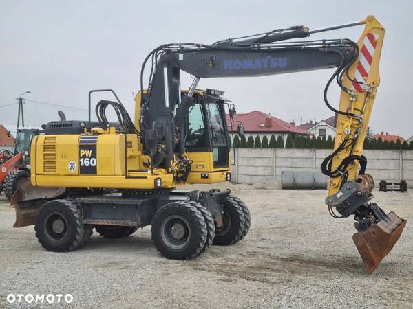 Komatsu PW 160-8 z Niemiec TYLKO 7325 mth - 1