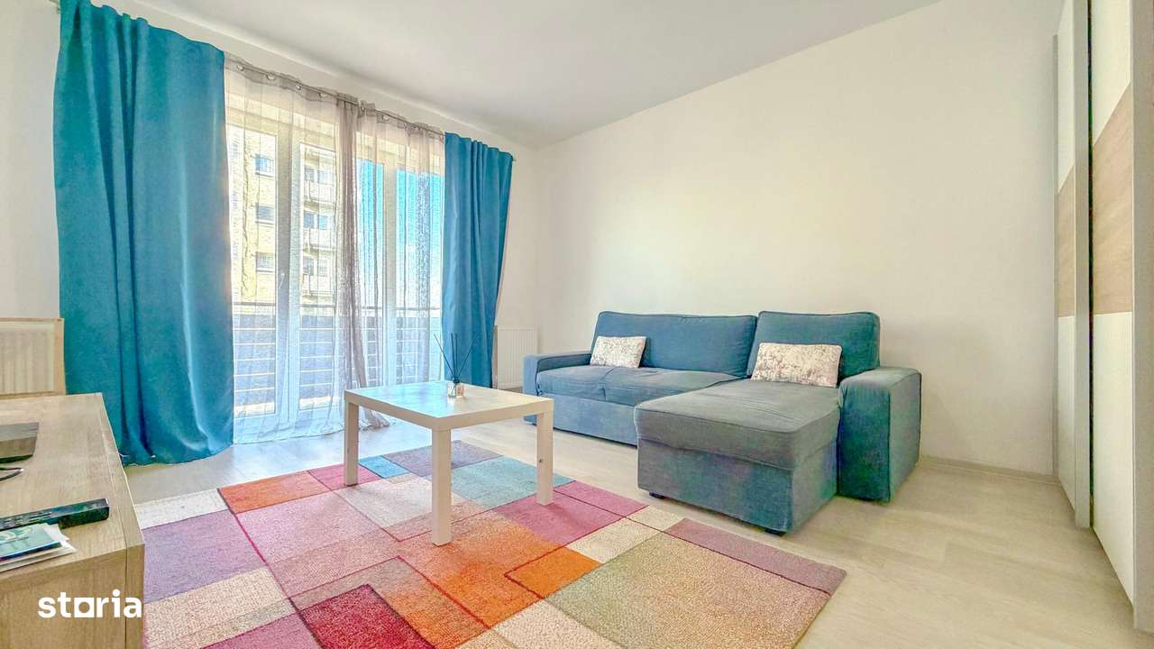 Garsoniera decomandata, Etaj 3/8, loc de parcare si boxa, mobilata - Imagine principală: 3/15