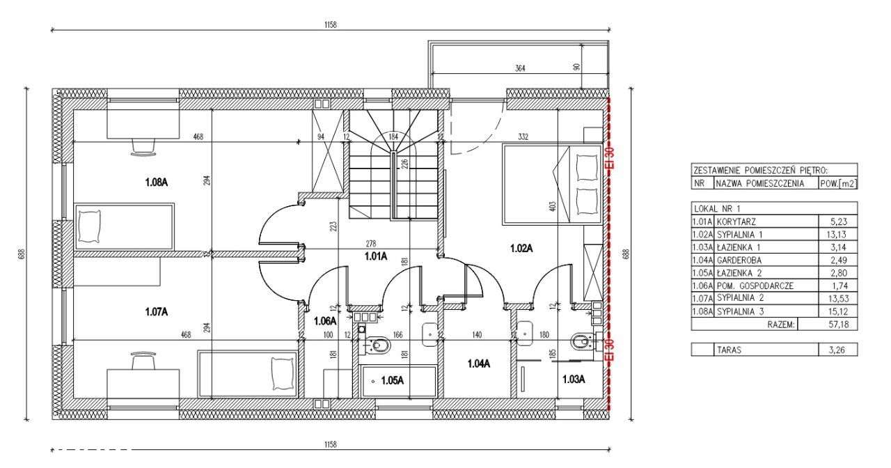 Ostatni bliźniak z fotowoltaiką w zielonej okolicy-4