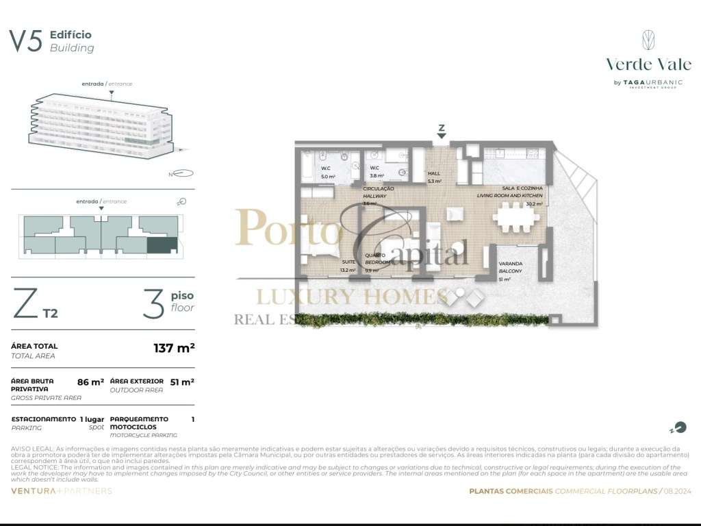 T2 Exclusivo no Centro da Maia | Varanda de 51m² | Sul/Poente-23