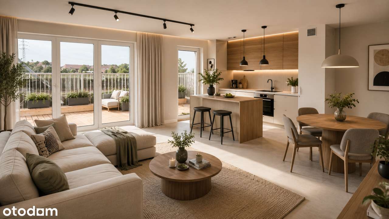 APARTAMENT z Dużym TARASEM / 4 sypialnie / Ogrzewanie Podłogowe PEC (lokal 2AF/5)