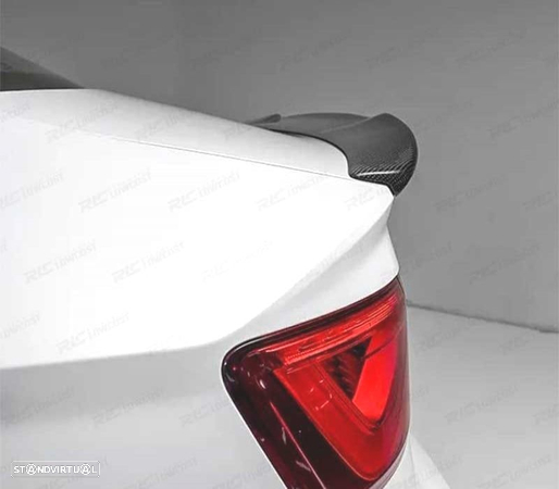 AILERON SPOILER TRASEIRO PARA AUDI A3 8V 12-16 SEDAN RS3 CARBONO - 2