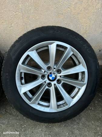 Jante bmw f10/f11 cu cauc 225/55R17 dot 2017 4-5mm Pirelli de iarna cu tot cu senzorii de presiune - 2