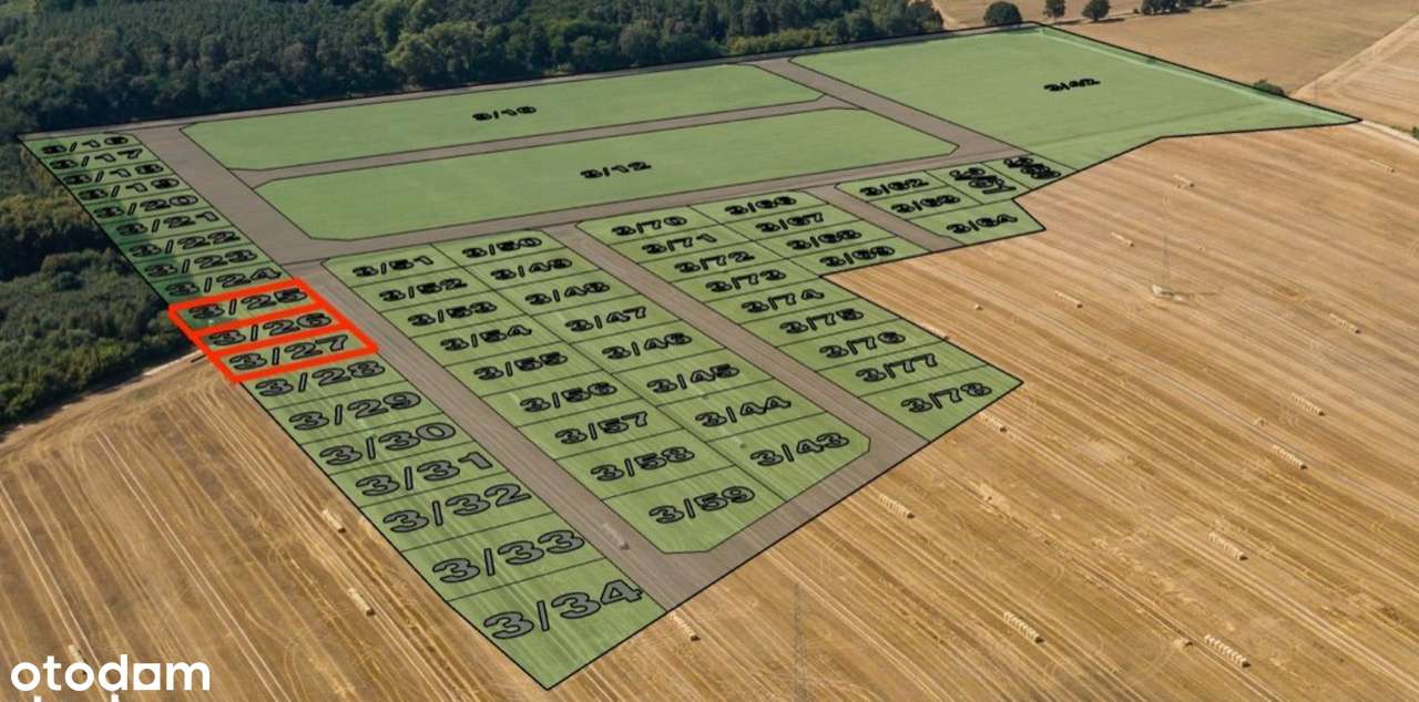 Działka budowlana JANCZEWO Wawrów ul. Leszczynowa PRZY LESIE - Pełny obrazek: 5/5