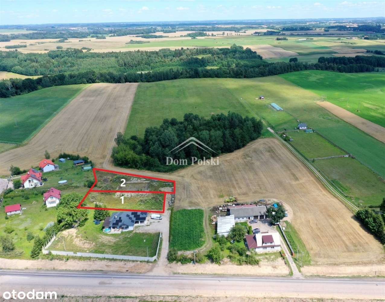 Sedranki - 2 działki budowlane 1381 m2, 1485 m2 - Pełny obrazek: 2/7