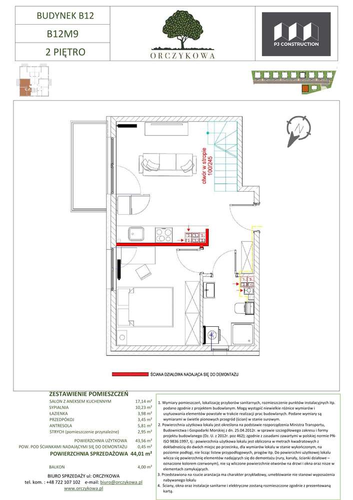 Nowe 3 pokojowe, pod lasem - Orczykowa 12/9 - Pełny obrazek: 2/9
