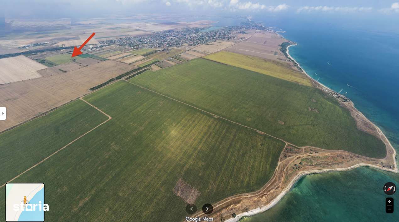 Teren intravilan 475 mp in Tuzla - loturi disponibile langa statiunea - Imagine principală: 1/5