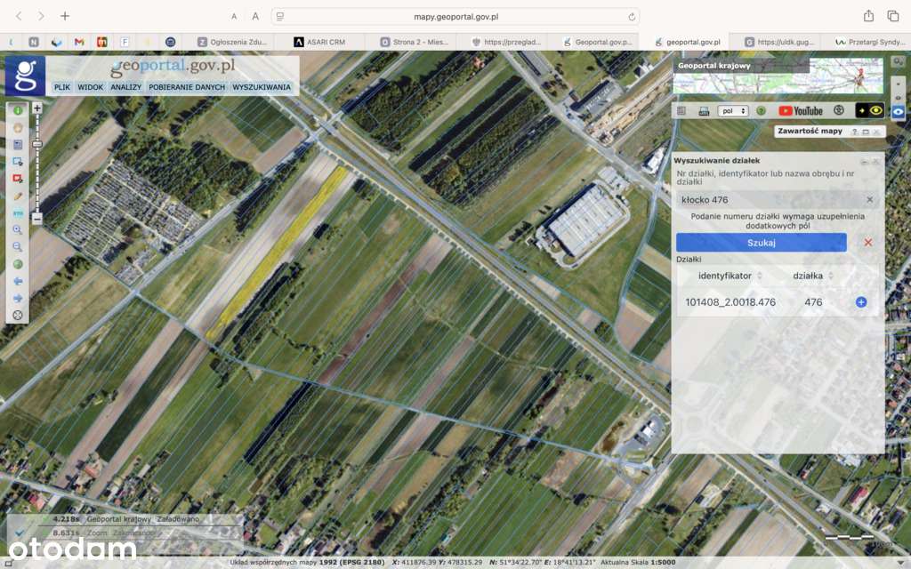 Kłocko Sieradz 1,2ha rola ziemia grunt rolny KRUS - Pełny obrazek: 3/3