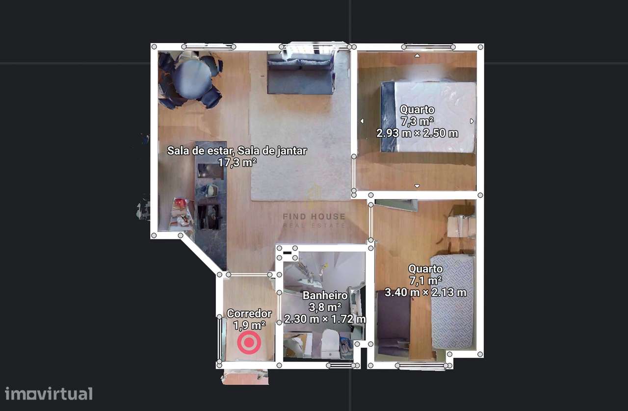 Apartamento T2 totalmente remodelado, em condomínio privado, em Vilamo-28