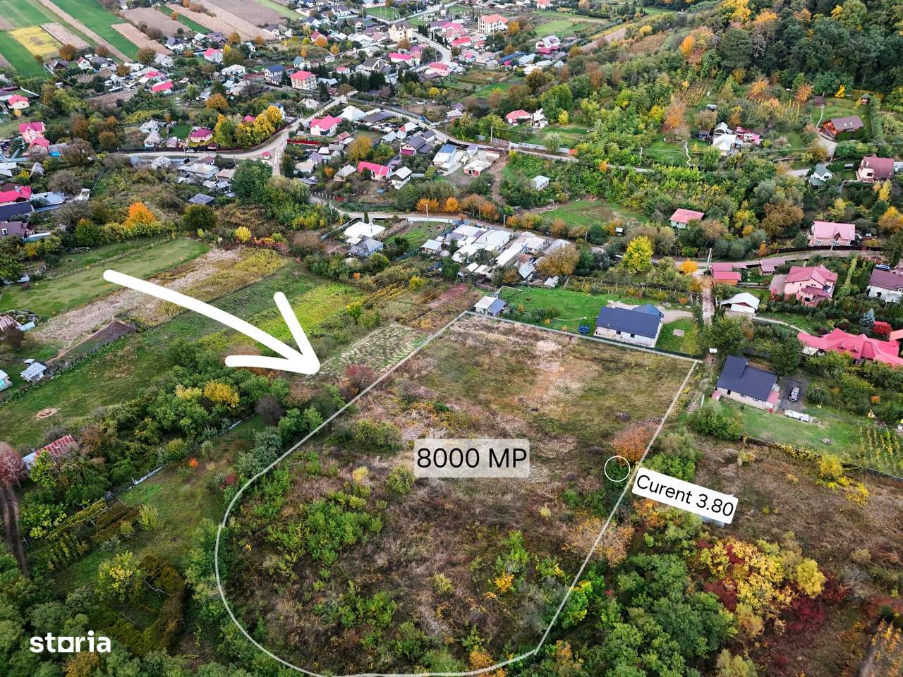 De vanzare teren intravilan 8,000 mp Garlenii de Sus / Bacau - Imagine principală: 5/6