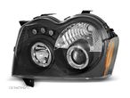 LAMPY REFLEKTORY CHRYSLER JEEP 2005-07 RINGI BLACK - 1