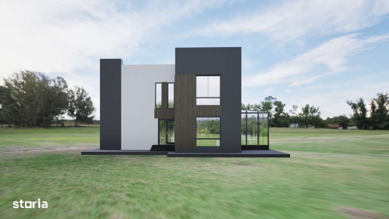 Casa P+1, 300 MP teren, 120 MP utili, comuna Malu Mare, zona Selgros - Imagine principală: 5/12