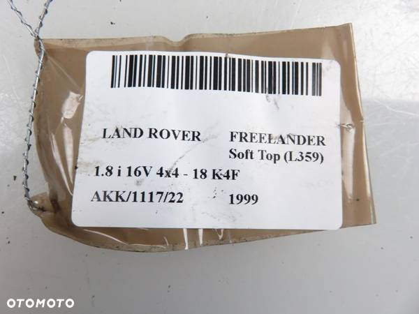 ALTERNATOR LAND ROVER FREELANDER 1.8  1012119931 - 8