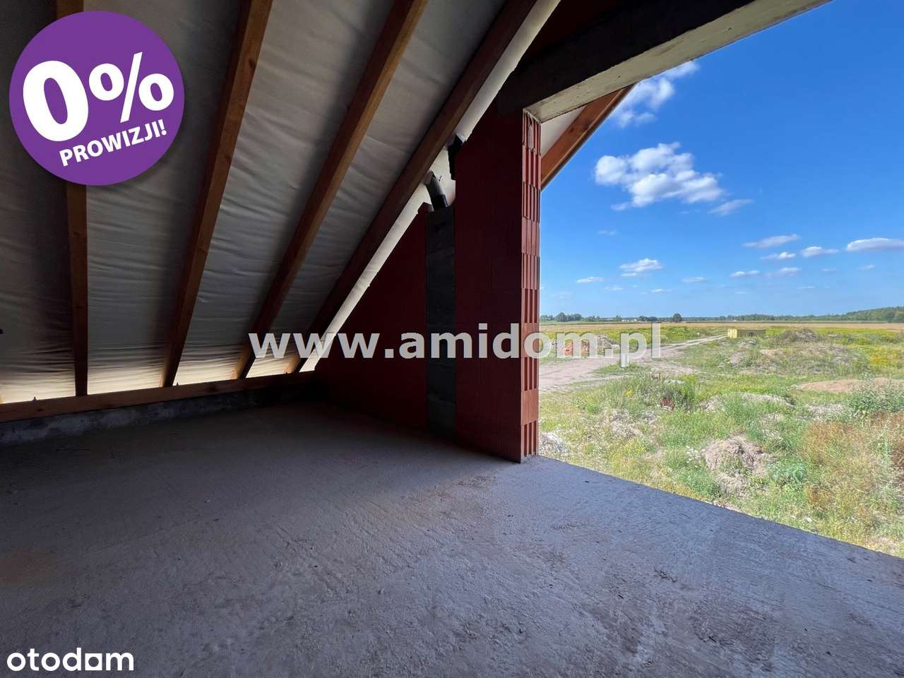 Nadbiel, dom wolnostojący w budowie, działka1420m-17