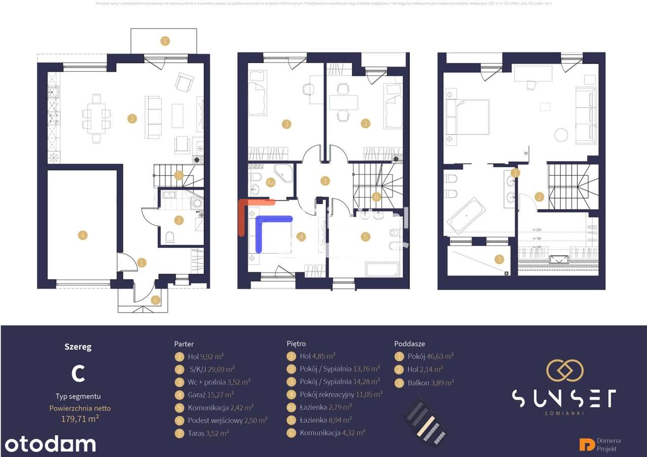 ⭐️Gotowy, cichy dom szeregowy⭐180 m²⭐️Lomianki⭐️ - Pełny obrazek: 5/13