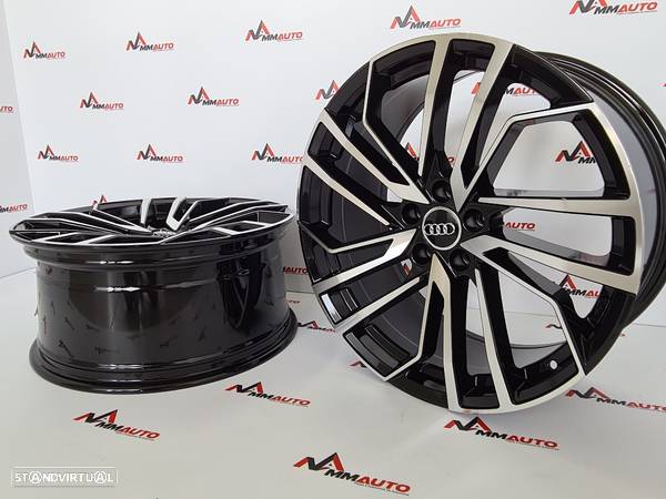 Jantes Look Audi RS4 2020 Preto Polido 19 - 4