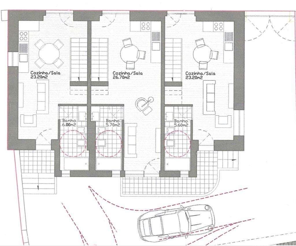 Duplex T2 em Barroselas e Carvoeiro de 63,2 m2 - Grande imagem: 4/6