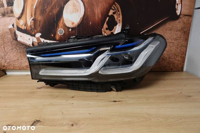 BMW 5 G30 G31 FULL LED LASER LIFT 5A388D5 LEWA KOMPLETNA LAMPA LAMPY - 1