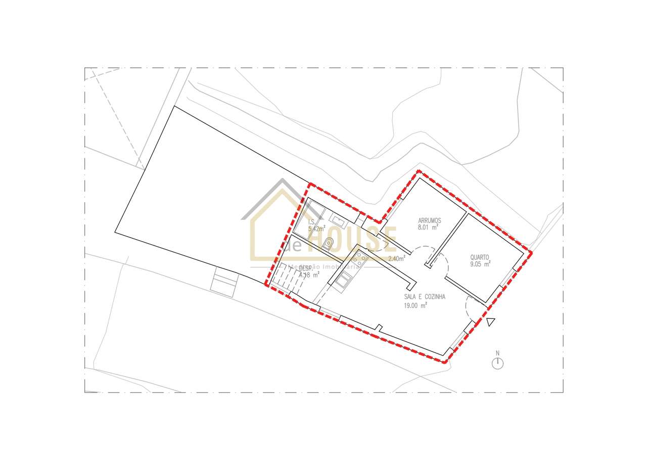 Andar Moradia Térrea T1+1, perto Lourinhã-16
