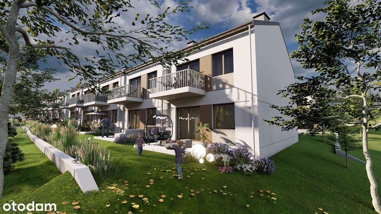 Dom w zabudowie szeregowej_ Ogród 320 m2 !-1