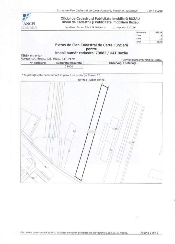 Teren intravilan pentru hale - Bariera Brailei ! - Imagine principală: 2/3