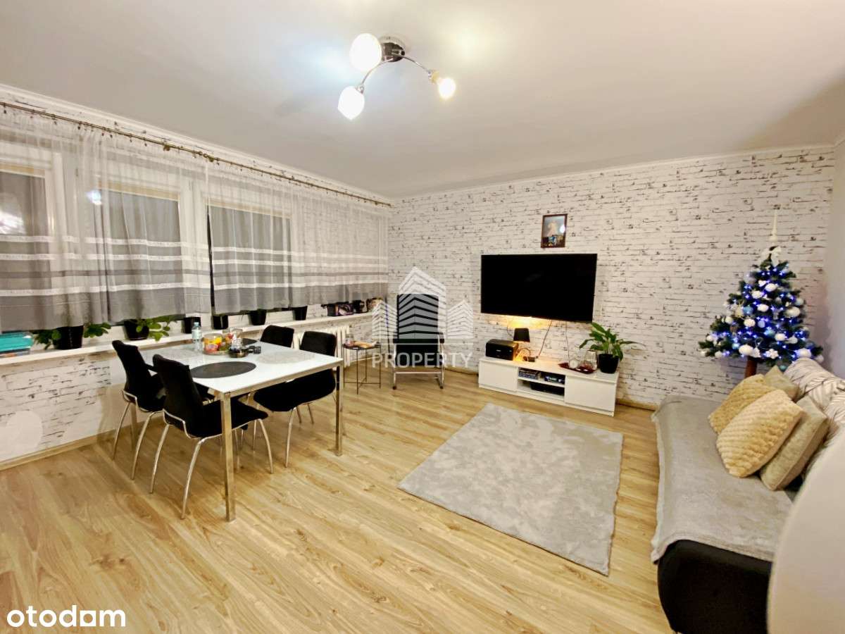 2 pokoje, II piętro, niski blok cegła, loggia - Pełny obrazek: 1/13