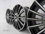 Jantes Look  Mercedes Turbine 17 x 8 et45 5x112 Pretas + Polidas - 7