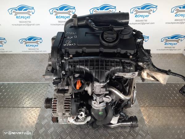 MOTOR COMPLETO 2.0 TDI 16V 140CV BKD SEAT LEON TOLEDO ALTEA AUDI A3 8P VW VOLKSWAGEN GOLF TOURAN JETTA SKODA OCTAVIA MOTOR ARRANQUE ALTERNADOR BIMASSA COMPRESSOR EMBRAIAGEM BOMBA DIRECAO INJETORES - 6