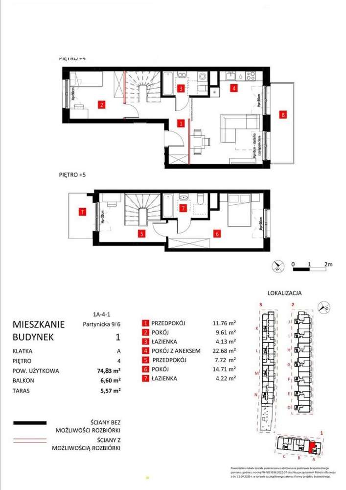 Gotowe Do Odbioru*3 pokoje*dwupoziomowe-1