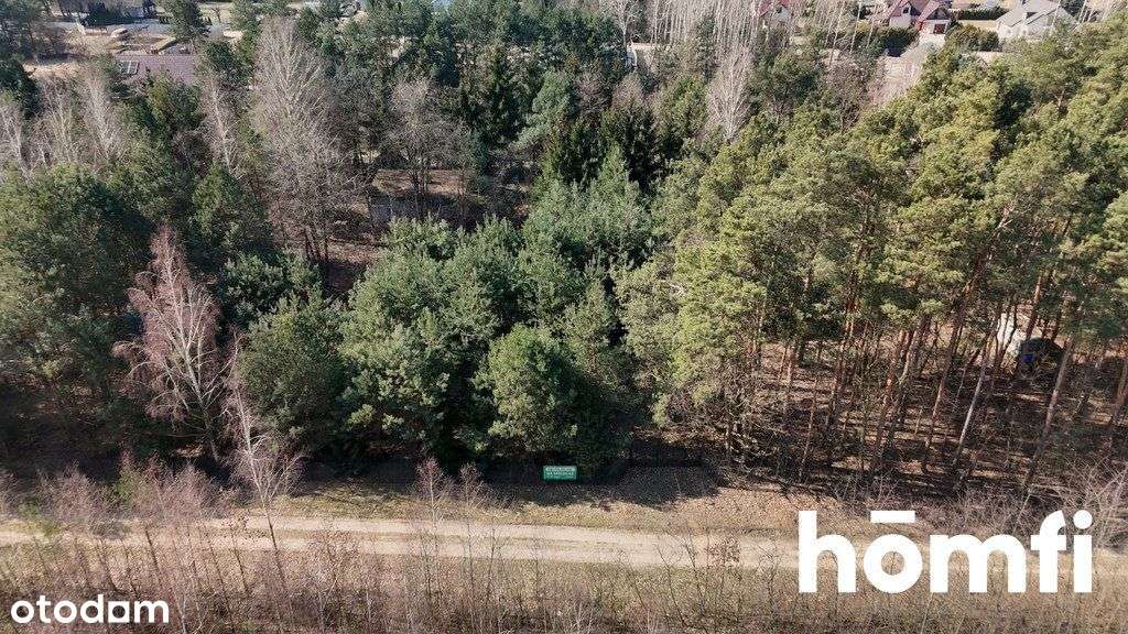 Rosanów - Zalesiona działka budowlana 2500 m²