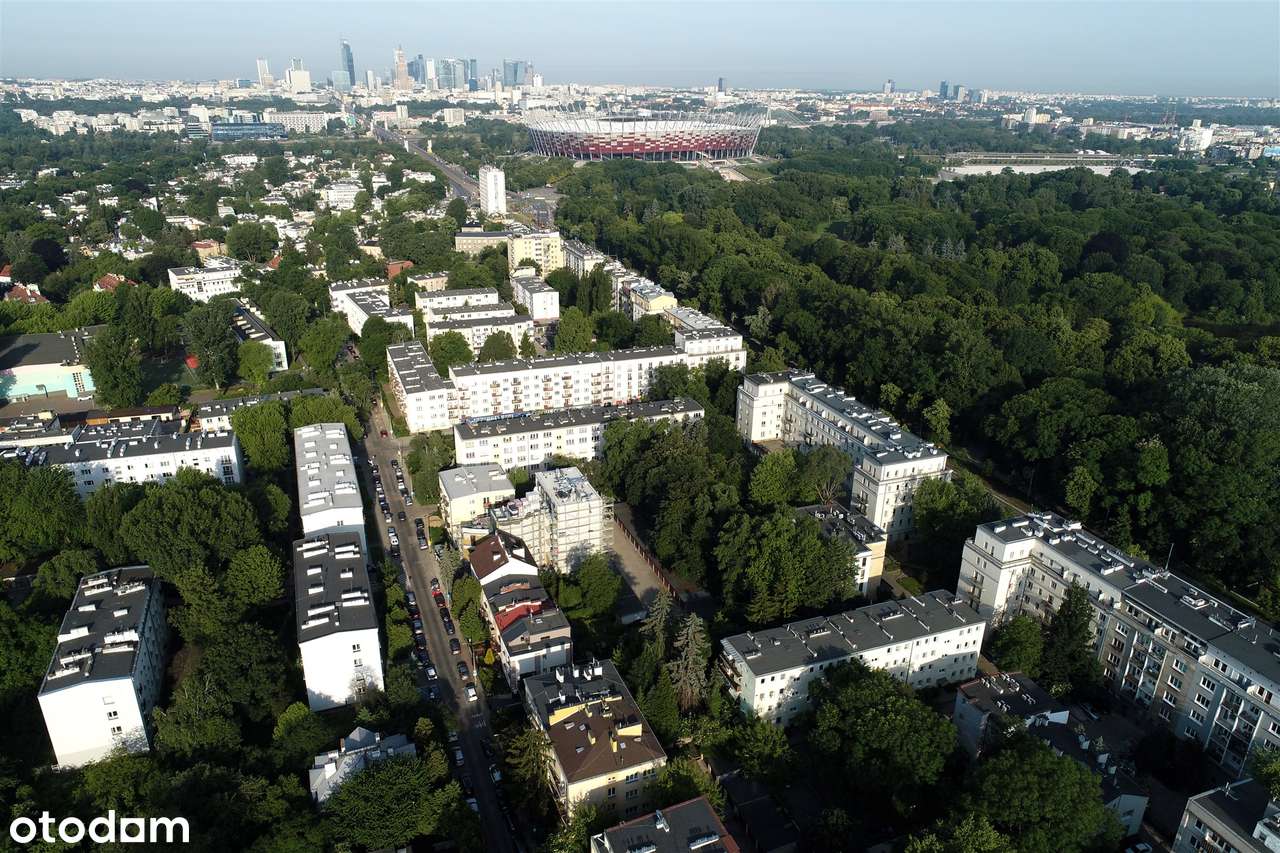 UNIKATOWE STUDIO NA SASKIEJ KĘPIE  widok na ogród !!-0