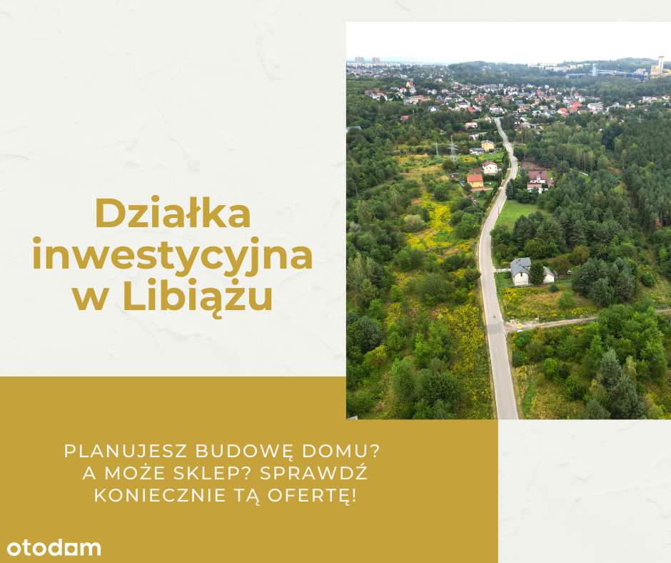 Działka usługowo - budowlana  19,5 ara vat 23% Libiąż ul. Gromiecka-0