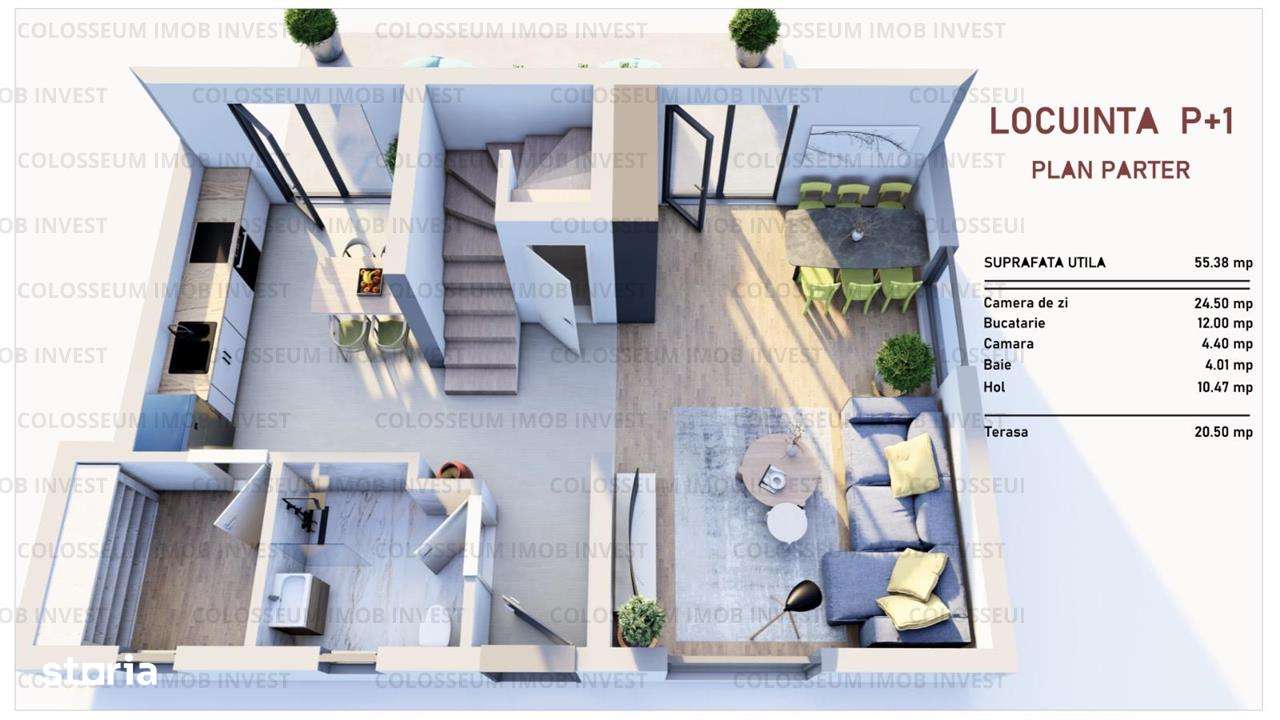 Casa individuala 4 camere P+1- zona Sanpetru-4