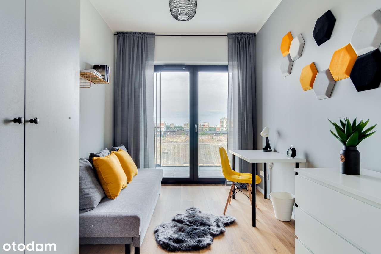 Mega standard, balkon ul. Góreckiego 13, blisko UŚ, UE