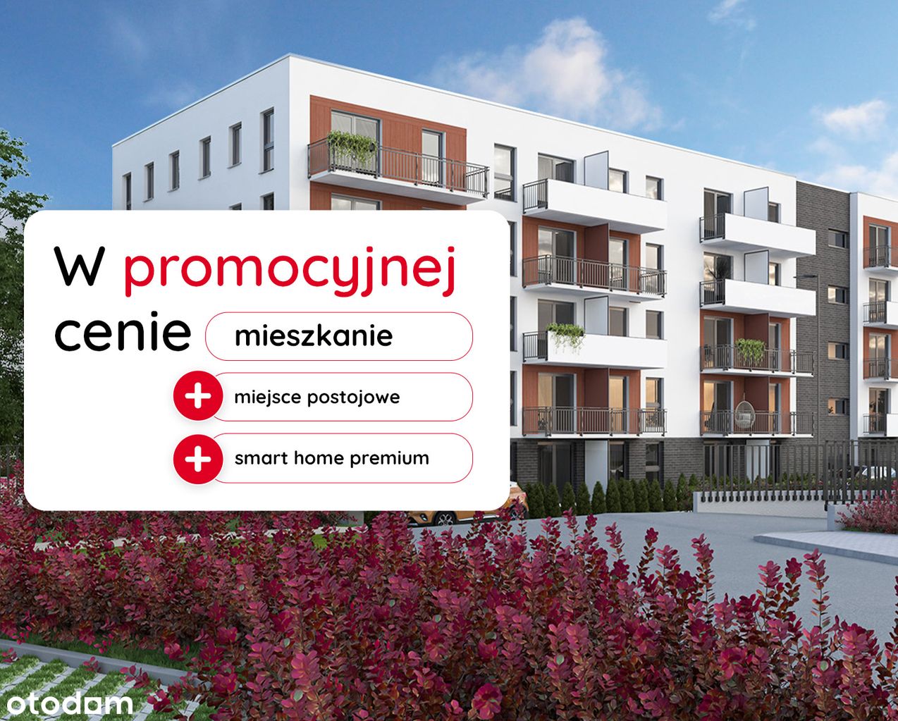 4-pokojowe mieszkanie 63m2 + balkon