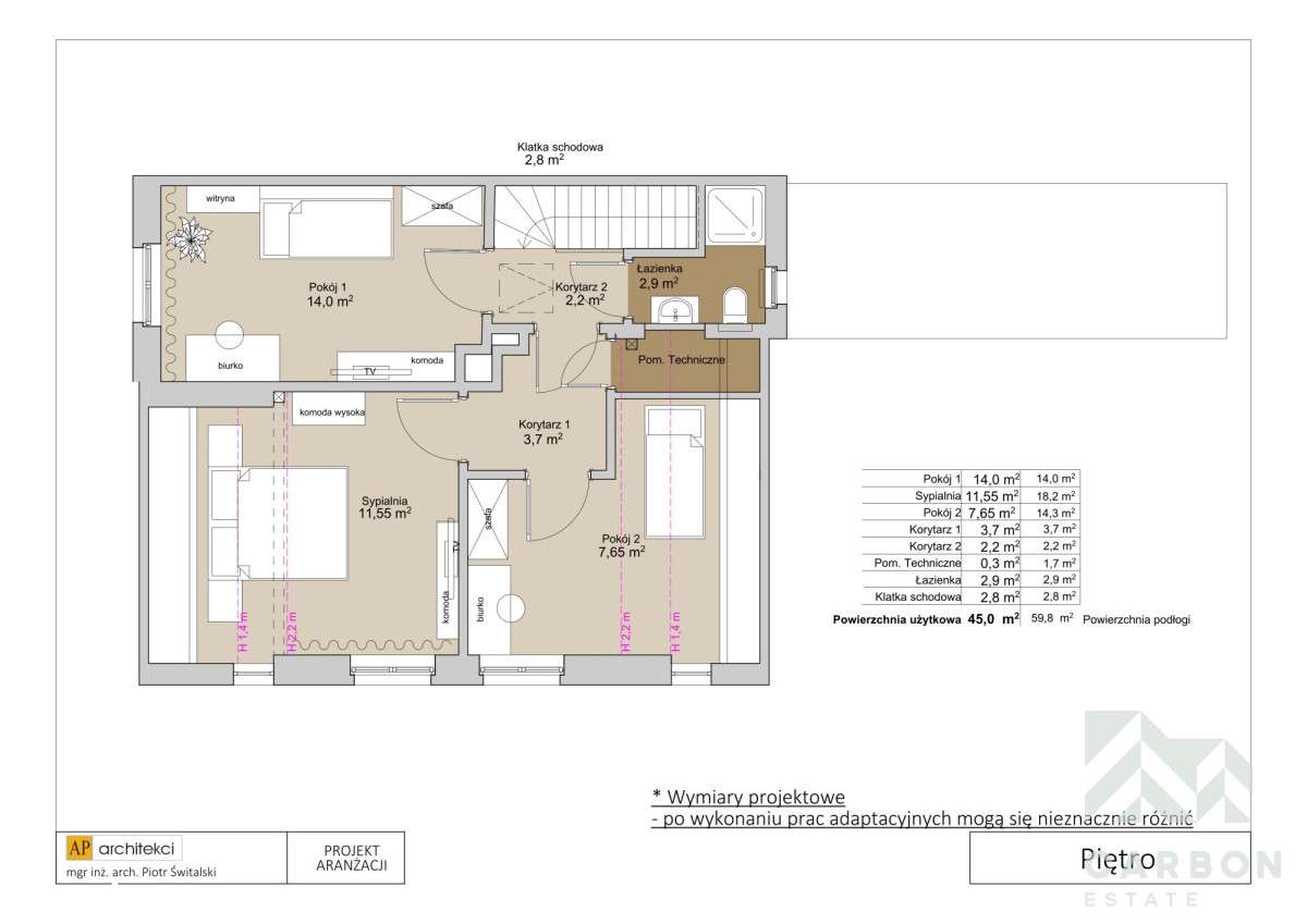 Piękny dom na Giszowcu 149 m² - stan deweloperski - Pełny obrazek: 5/20