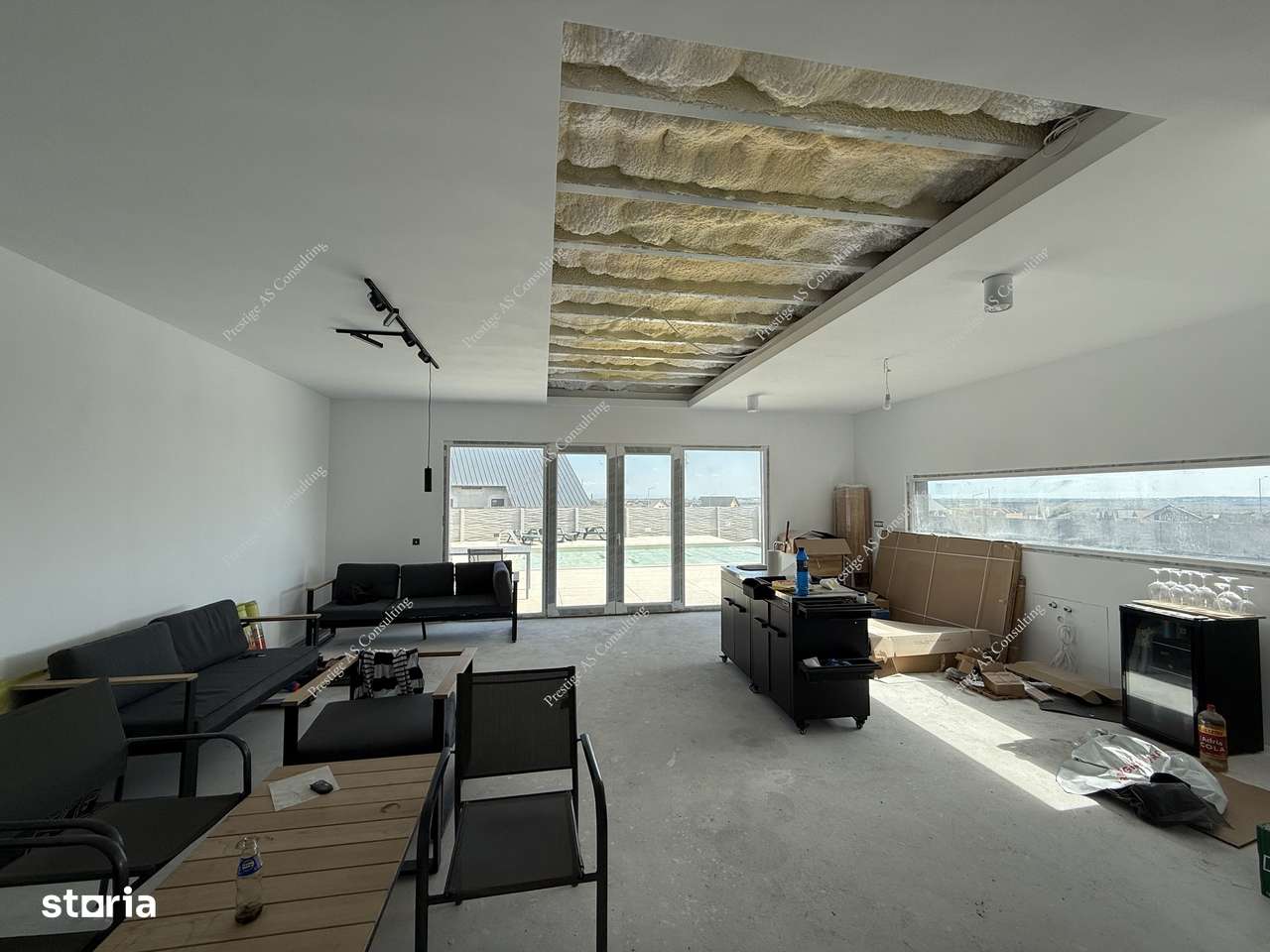 Vila moderna cu structura metalica, tehnologie NZEB si piscina | Giarm-11