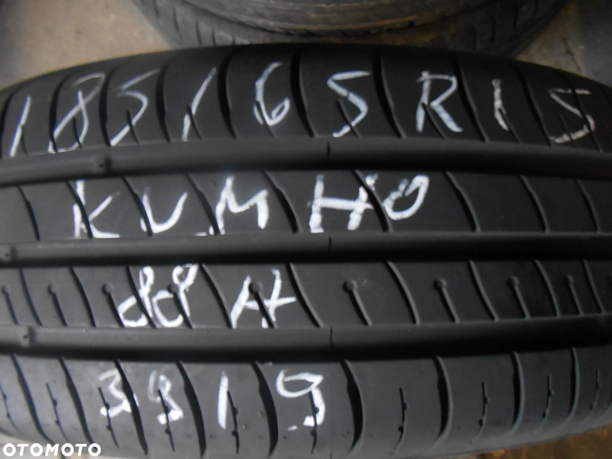 OPONA POJEDYNKA185/65R15 KUMHO ECO WING ES 001 DOT 3919 8MM - 1