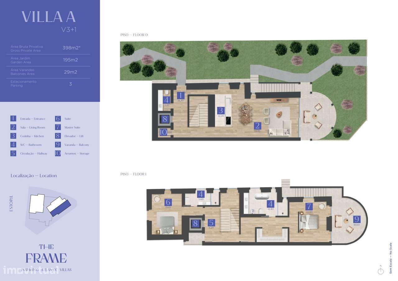 Moradia T3+1 no Empreendimento THE FRAME no Estoril, Cascais-15