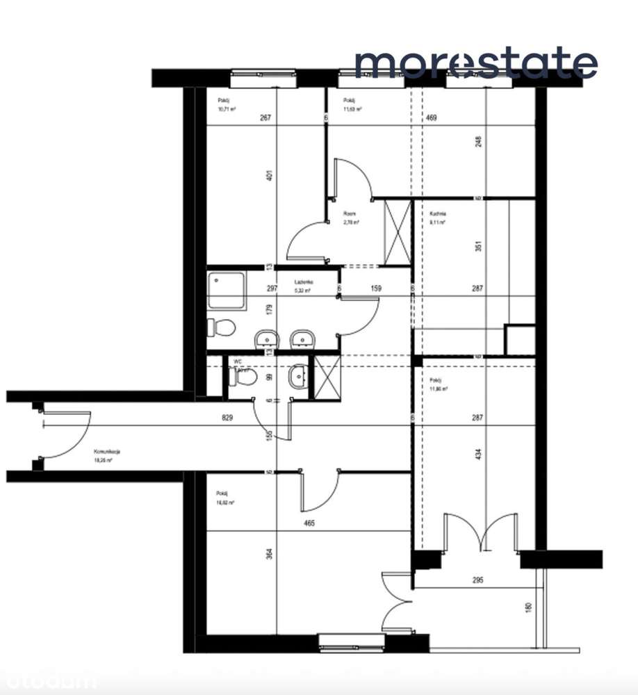 4 pok. + kuchnia na Bronowicach z m. postojowym-17
