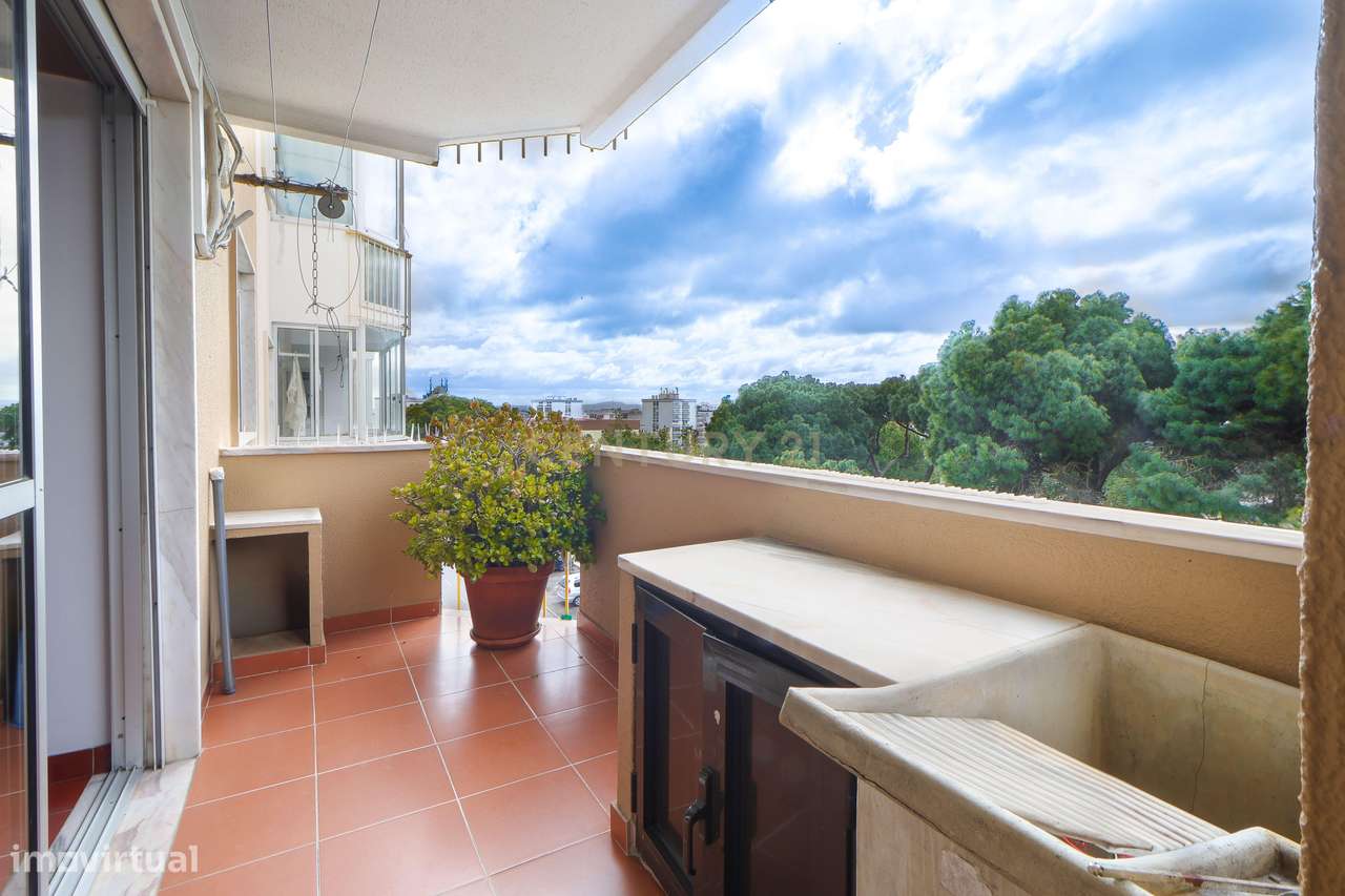 Apartamento T3 | 98 m2 | Vista Parque/Jardim | Laranjeiro, Almada - Grande imagem: 5/39