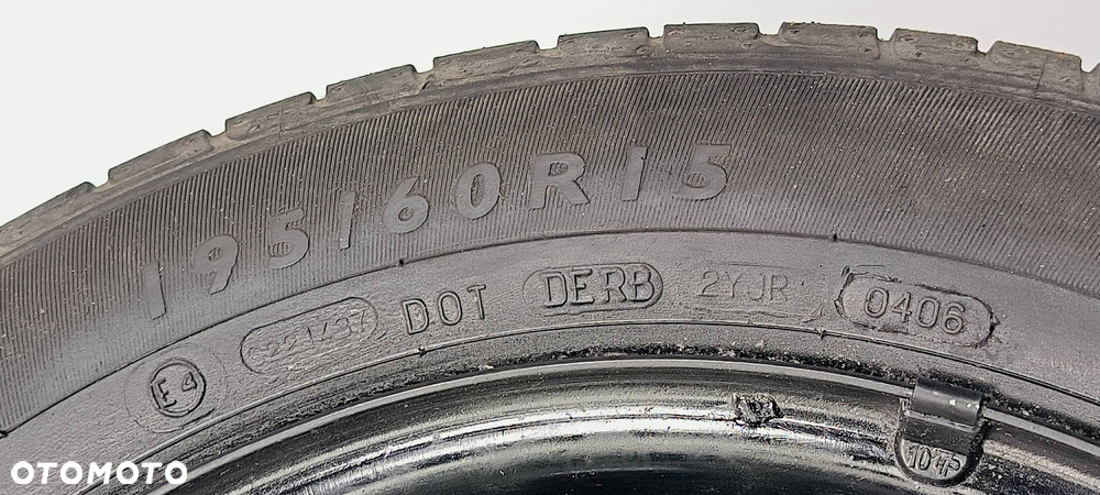 KOŁO DOJAZDOWE TOYOTA AURIS II DUNLOP 195/60 R15 - 3