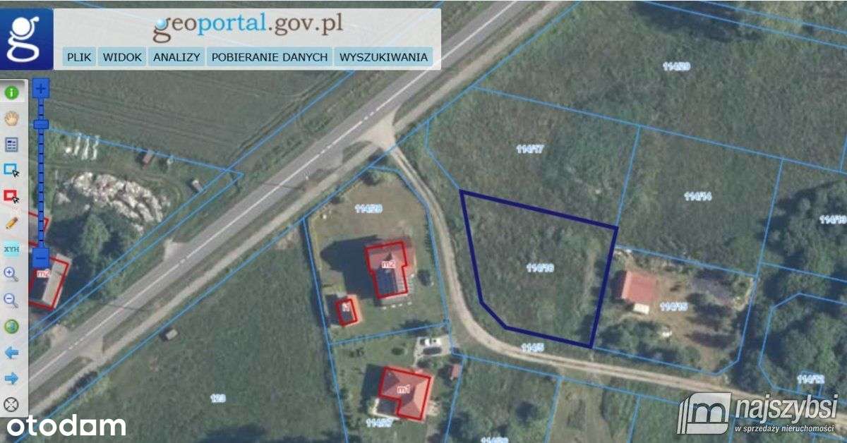 Zastań- Międzywodzie, działka budowlana 1205 m2-8