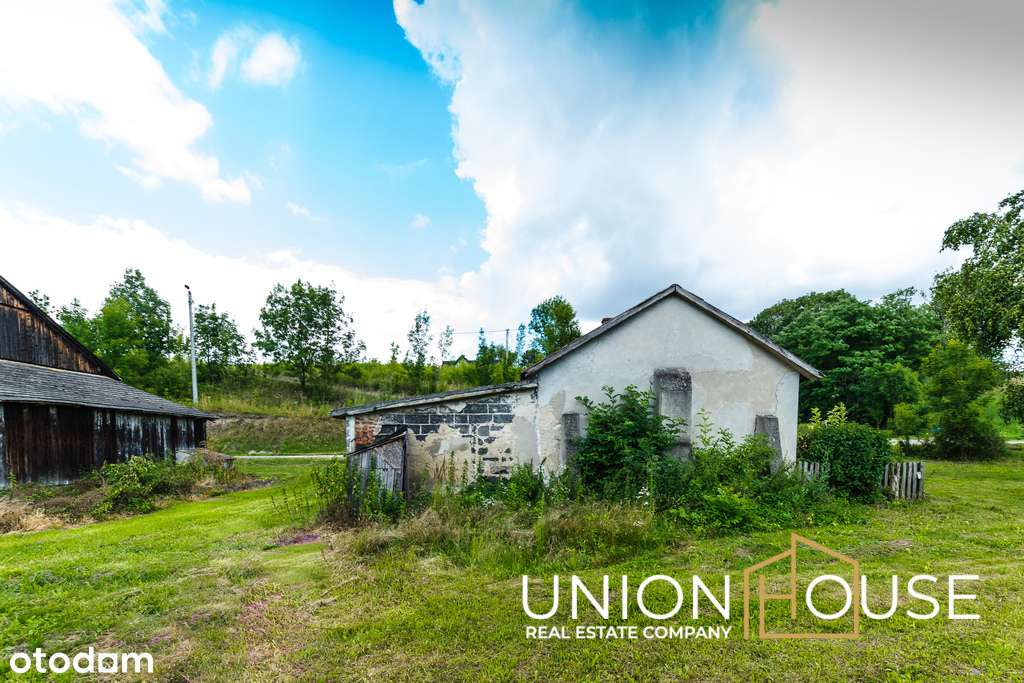 Działka 15ar z domem i stodołą Kacice Słomniki - Pełny obrazek: 5/15