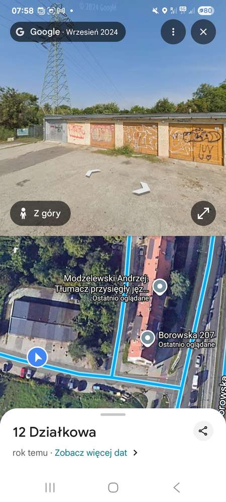 Garaz murowany prad kanal borowska 207 GAJ rowniez na magazyn warsztat - Pełny obrazek: 2/2