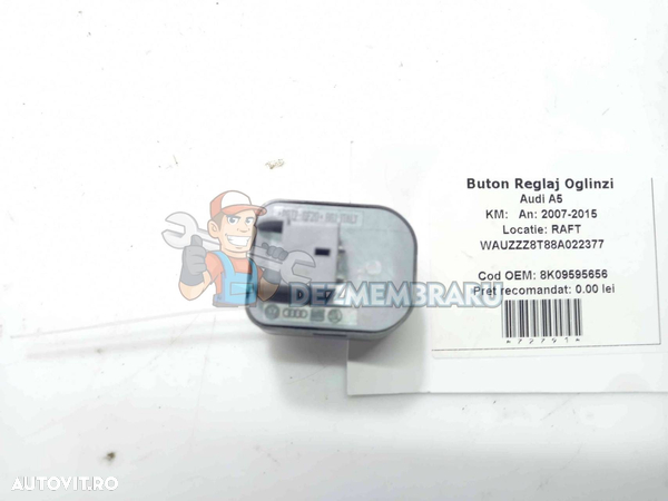 Buton reglaj oglinzi Audi A5 2.7 CAMA 8K09595656 2007-2015 - 2