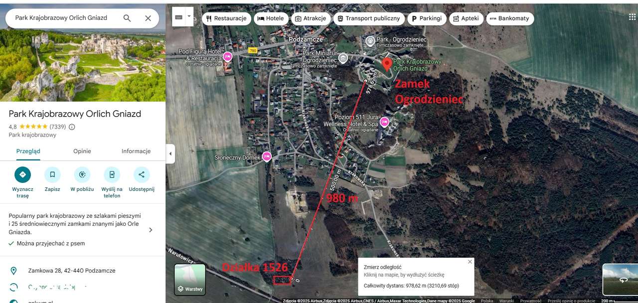 Ostatnia działka budowlana w lesie- 2173 m2 - k. Zamku Ogrodzieniec-3