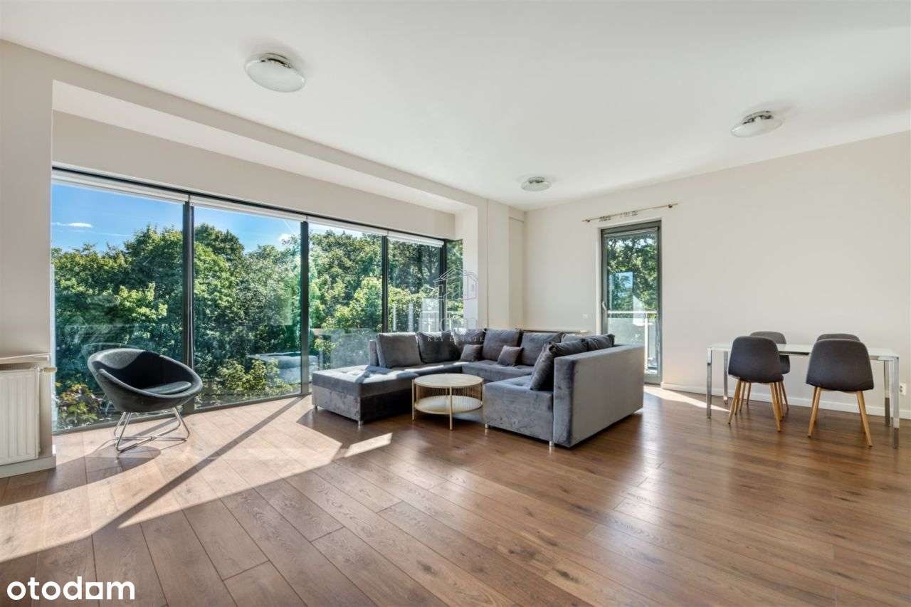 Nowoczesny apartament z pięknym widokiem na park - Pełny obrazek: 1/18
